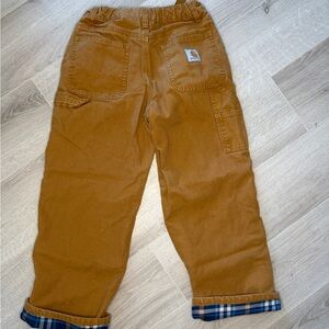 Carhartt Boys Size 10 Flannel Lined Workwear Pants – Adjustable Waist